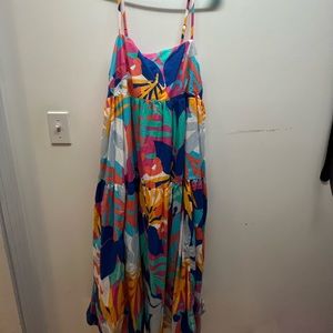Jcrew multi print dress- size 12/L